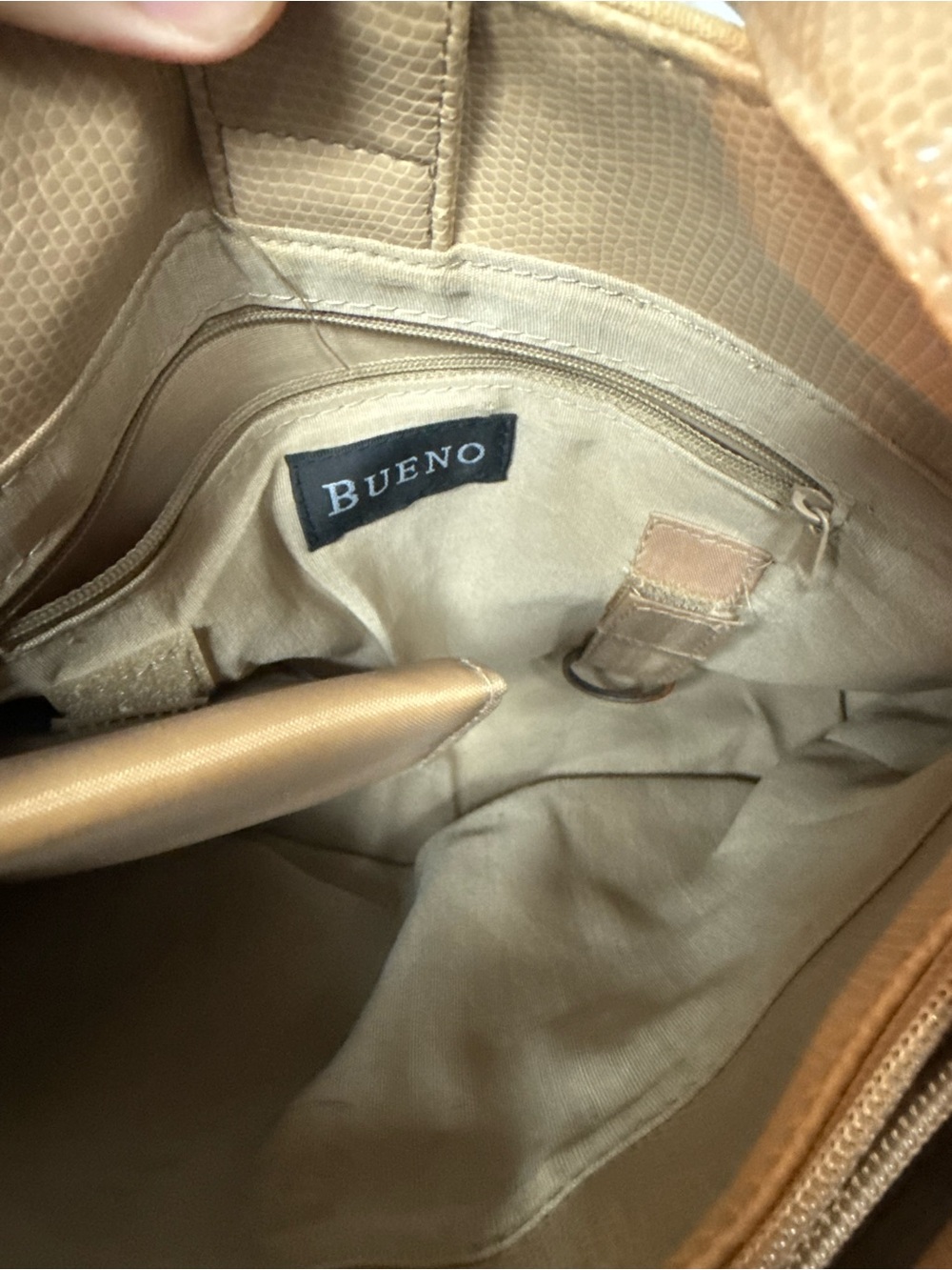 Bueno Beige Embroidered Floral Shoulder Bag - Picture 7 of 7